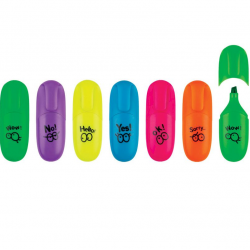 Mini text highlighter CENTRUM, assorted neon colors