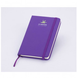 Notebook VITAL A6, 80 sheets, purple color