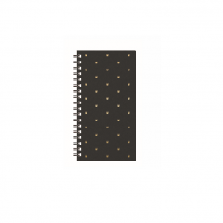 Notebook calendar MIDI SPIRAL CARDBOARD, 95x170mm, ROYAL