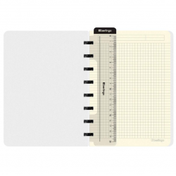 Notebook with side spiral BERLINGO, A5, 80gsm, squared grid