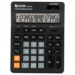Desktop calculator ELEVEN SDC-664SE, black color