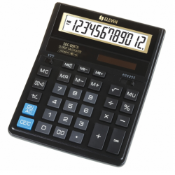 Desktop calculator ELEVEN SDC-888TIIE, black