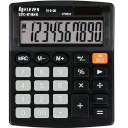 Desktop calculator ELEVEN SDC-810NR, black color