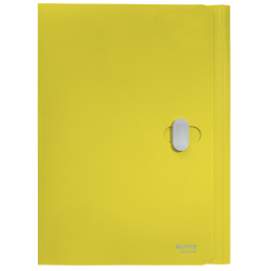 Document Folder with 3 Flaps LEITZ RECYCLE, Yellow
