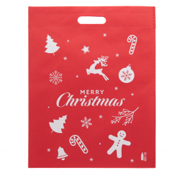 Christmas gift bag XEPPY 340×440 mm, red, COOL