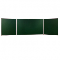 Trijų dalių magnetinė žalia lenta 100x170/340 TRZM1710A
