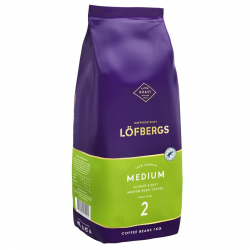 Kavos pupelės LOFBERGS MEDIUM ROAST 1kg.