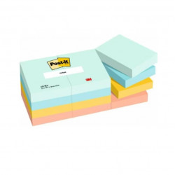 Sticky notes 3M POST-IT BEACHSIDE 38x51mm, pack of 12