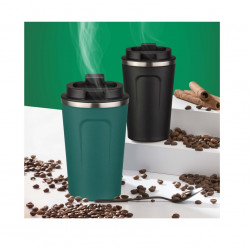 Thermal mug NORDIC, 350ml, green color