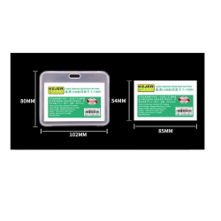 ID card holder PIRUET 54x85mm horizontal
