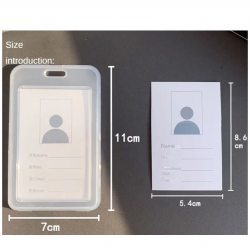 ID card holder PIRUET 54x86mm vertical