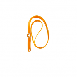 Silikoninis dirželis identifikavimo kortelei 12x900mm PIRUET oranžinės spalvos