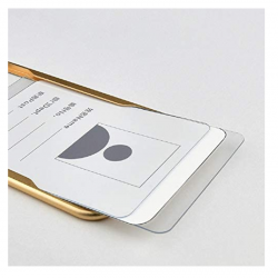 ID card holder metal 54x85mm PIRUET gold color