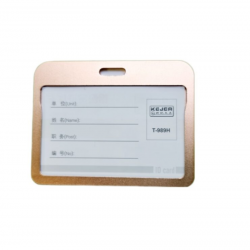 ID card holder metal 85x54mm PIRUET gold
