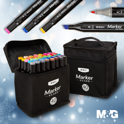 Dual-tip markers, 40 colors