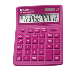 Desktop calculator ELEVEN SDC-444XRPKEE, pink color