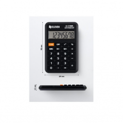 Desktop calculator ELEVEN LC-210NR, black color