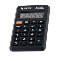Desktop calculator ELEVEN LC-310NR, black color