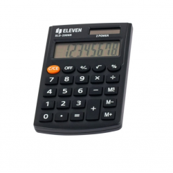 Desktop calculator ELEVEN SLD-200NRE, black color