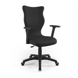 Chair ENTELO UNI BLACK SOLAR 01, black color, No.7
