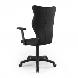 Chair ENTELO UNI BLACK SOLAR 01, black color, No.7
