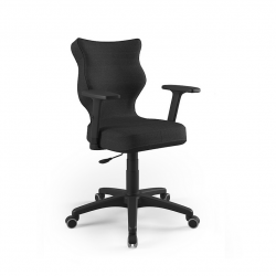 Chair ENTELO UNI BLACK SOLAR 01, black color