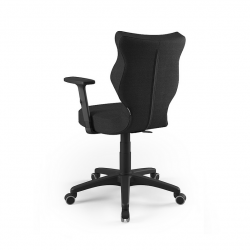 Chair ENTELO UNI BLACK SOLAR 01, black color