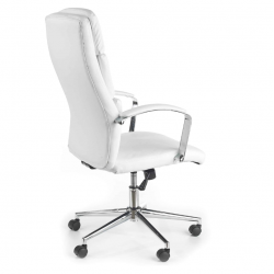 Chair AURELIJUS eco leather, white color