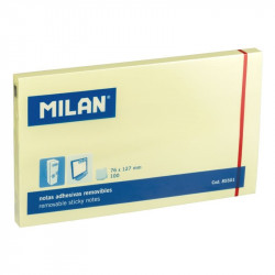 Sticky Notes MILAN 127x76mm, yellow color, 100 sheets