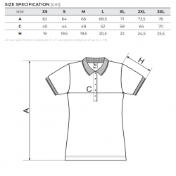 Polo shirt with short sleeves for women, various colors MALFINI PIQUE