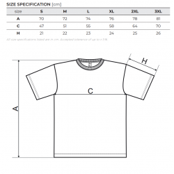 T-shirt with short sleeves for men, white MALFINI CLASSIC NEW