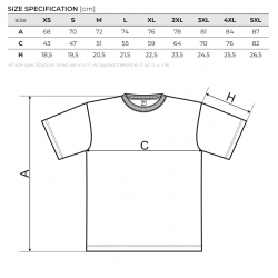 T-shirt with short sleeves for men, black MALFINI BASIC