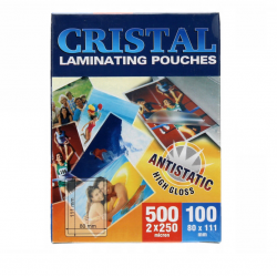 Laminating pouches 80x111 mm, 250 mic.