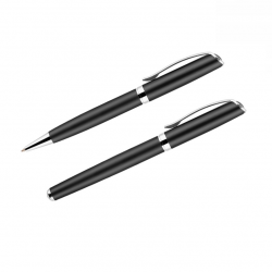 Set: fountain pen + ballpoint pen GEORGIA, black