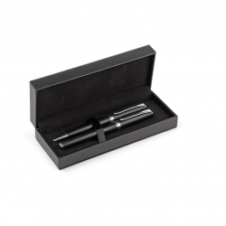 Set: fountain pen + ballpoint pen GEORGIA, black