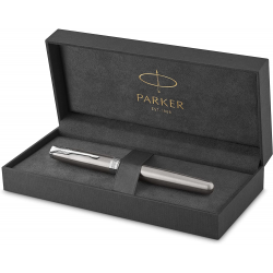 Plunksnakotis PARKER SONNET STAINLESS STEEL CT, matinio sidabro sp.