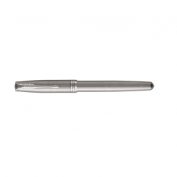 Fountain pen PARKER SONNET STAINLESS STEEL CT, matte silver color