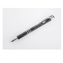 Ballpoint pen KALIPSO black with silver color details