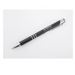 Ballpoint pen KALIPSO black with silver color details