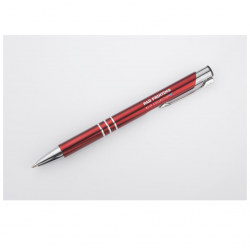 Ballpoint pen KALIPSO burgundy with silver detail