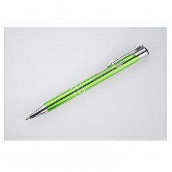 Ballpoint pen automatic KALIPSO St. green with silver color details