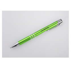 Ballpoint pen automatic KALIPSO St. green with silver color details