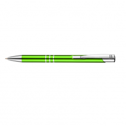 Ballpoint pen automatic KALIPSO St. green with silver color details