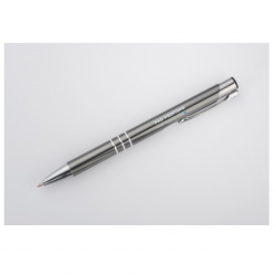 Ballpoint pen KALIPSO gray with silver color details