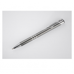 Ballpoint pen KALIPSO gray with silver color details