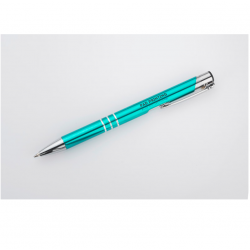 Pen automatic KALIPSO turquoise with silver details