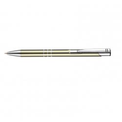 Ballpoint pen KALIPSO gold with silver color details