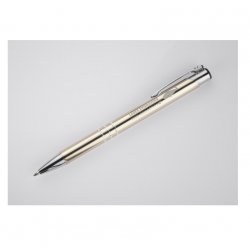 Ballpoint pen KALIPSO gold with silver color details
