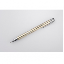 Ballpoint pen KALIPSO gold with silver color details