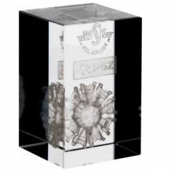 Glass trophy 3D KR5080/CUP dimensions 50x50x80mm